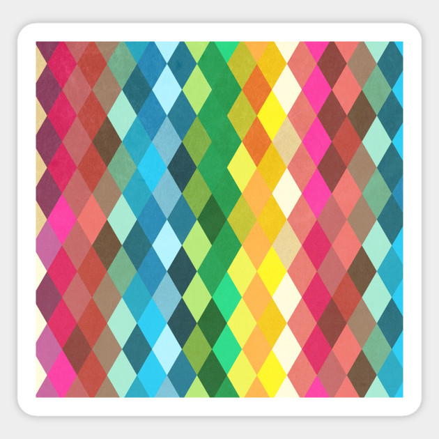 Diamond Color Spectrum Pattern